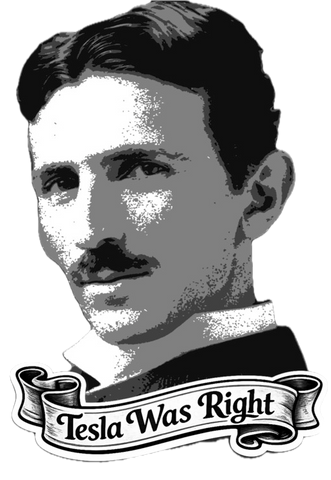 Tesla Was Right Sticker